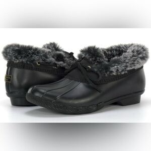 (Z3) SPERRY WOMEN'S SALTWATER COMFORTABLE ONE EYE DUCK BOOTS, size 7M